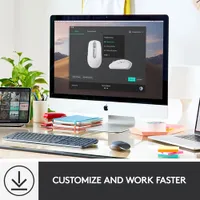 Logitech MX Anywhere 3 Bluetooth Darkfield Mouse for Mac - Pale Grey