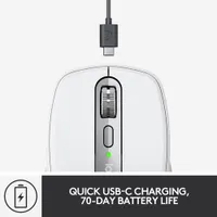 Logitech MX Anywhere 3 Bluetooth Darkfield Mouse for Mac - Pale Grey