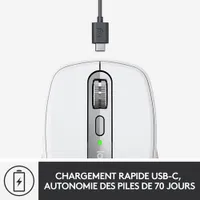 Logitech MX Anywhere 3 Bluetooth Darkfield Mouse for Mac - Pale Grey
