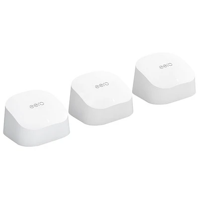 eero 6 AX1800 Whole Home Mesh Wi-Fi 6 System (B086P34DPF) - 3 Pack