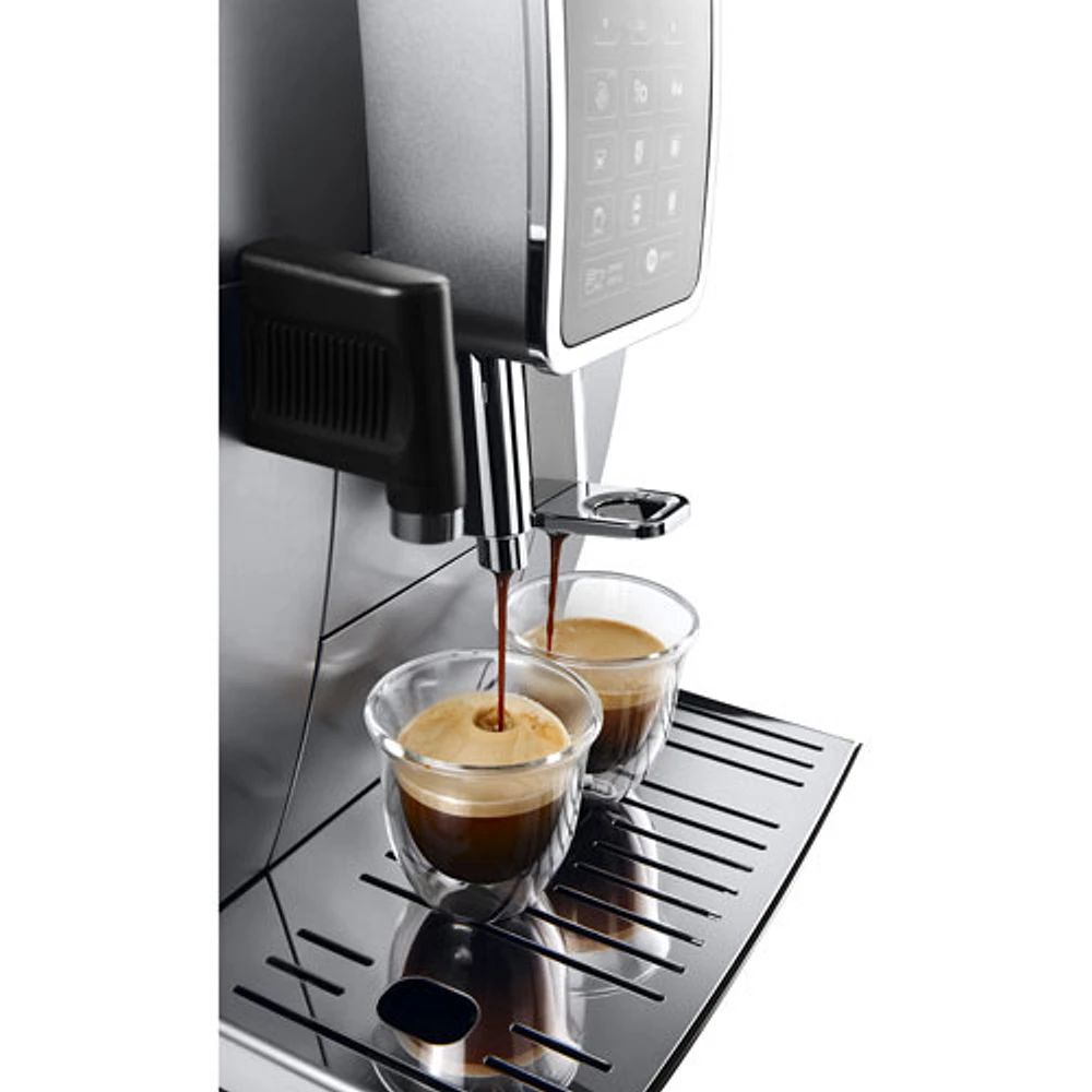 De'Longhi Dinamica Automatic Espresso Machine with LatteCrema Milk Frother - Stainless Steel