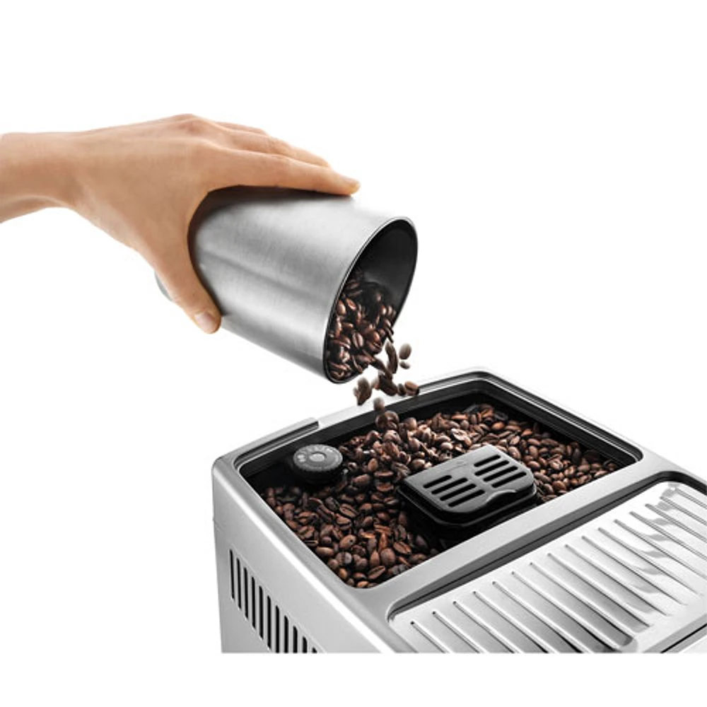 De'Longhi Dinamica Automatic Espresso Machine with LatteCrema Milk Frother - Stainless Steel