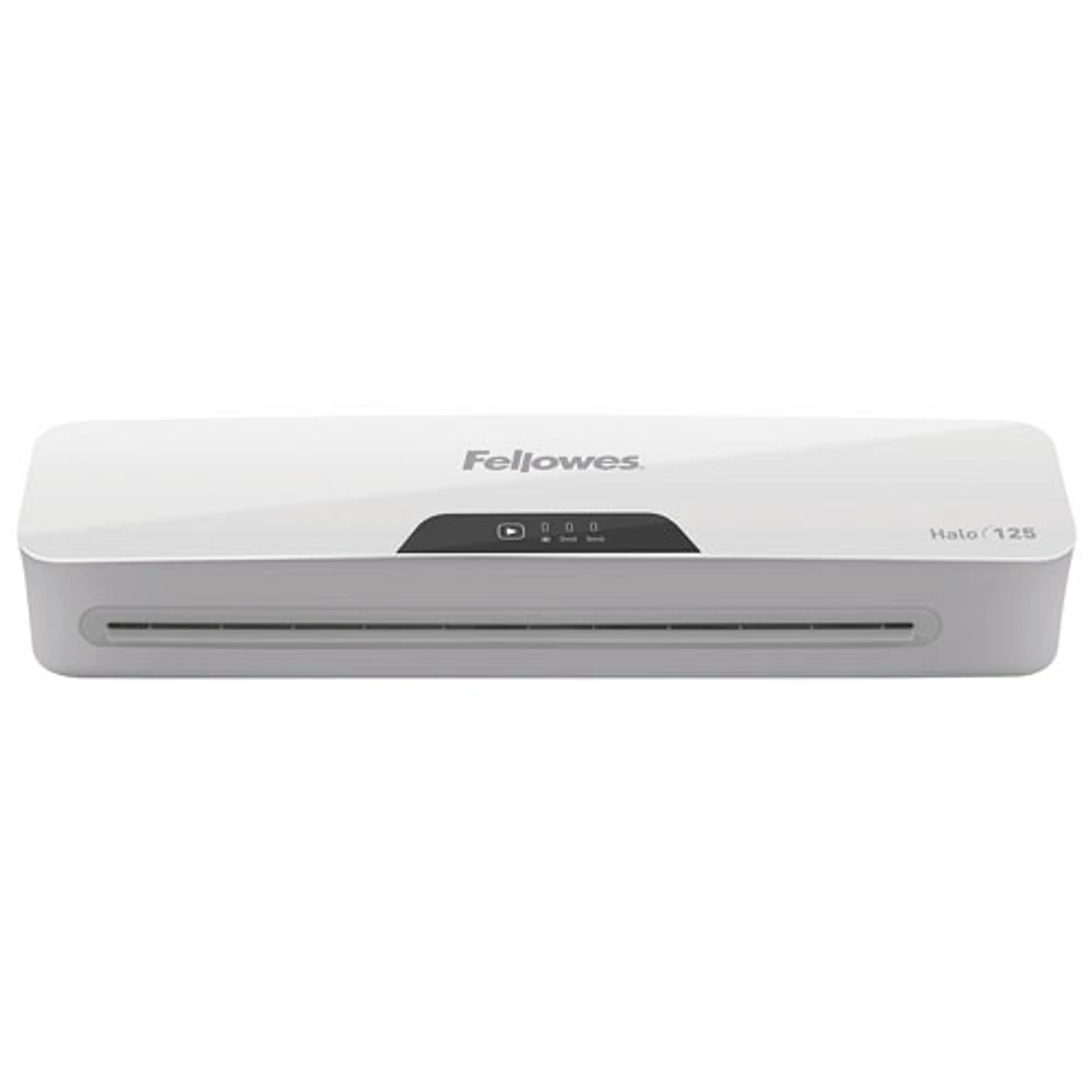 Trousse de démarrage avec plastifieuse 12,5 po Halo 125 de Fellowes et pochettes pour bureau/magasin
