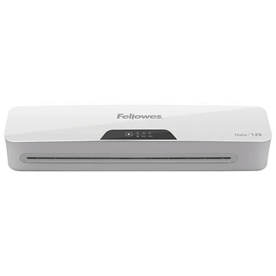 Trousse de démarrage avec plastifieuse 12,5 po Halo 125 de Fellowes et pochettes pour bureau/magasin