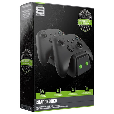 Station de chargement pour deux manettes de Xbox Series X et S/Xbox One de Surge