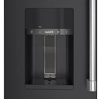Réfrigérateur à deux portes 27,8 pi³ 36 po à distributeur d'eau/glace Café (CVE28DP3ND1) - Noir mat