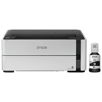 Imprimante à jet d'encre tout-en-un sans fil monochrome Supertank ET-M1170 EcoTank d'Epson