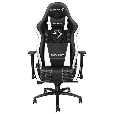 Anda Seat Spirit King Faux Leather Gaming Chair - Black/White