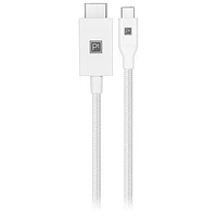Câble USB-C à HDMI 4K de 2 m (6,5 pi) de Platinum - Blanc - Seulement à Best Buy