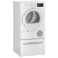 Sécheuse condensateur électrique de 4 pi³ série 300 de Bosch (WTG86403UC) - Blanc