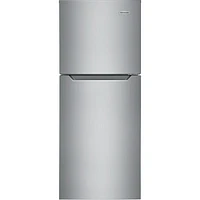Frigidaire 24" 10.1 Cu. Ft. Top Freezer Refrigerator (FFET1022UV) - Brushed Steel