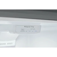 Frigidaire 24" 10.1 Cu. Ft. Top Freezer Refrigerator (FFET1022UV) - Brushed Steel