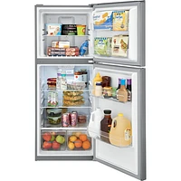 Frigidaire 24" 10.1 Cu. Ft. Top Freezer Refrigerator (FFET1022UV) - Brushed Steel