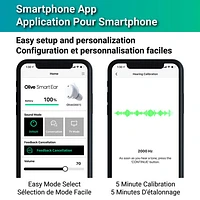 Olive Union Bluetooth Hearing Amplifier - Black