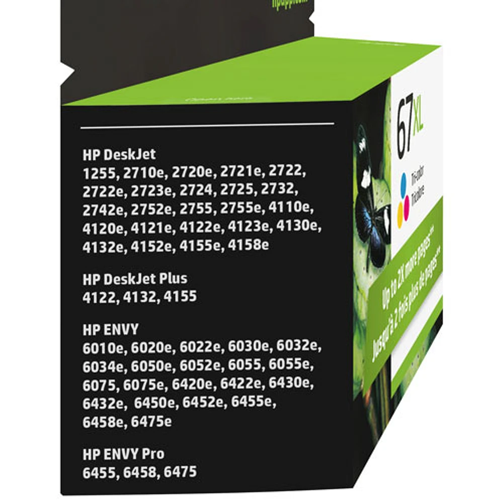 Encre tricolore 67XL de HP (3YM58AN#140)