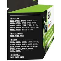 Encre tricolore 67XL de HP (3YM58AN#140)