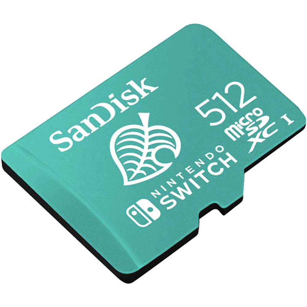 Carte mémoire microSDXC 100 Mo/s 512 Go de SanDisk pour Nintendo Switch