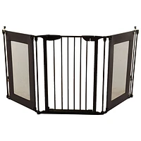 Dreambaby Denver Extra Wide Auto Close Hardware Mounted Safety Gate - Black