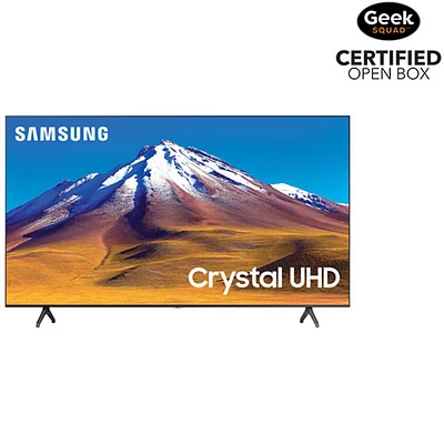 Téléviseur intelligent Tizen HDR DEL UHD 4K de 75 po de Samsung (UN75TU6900FXZC) - 2020 - Gris titane - Boîte ouverte