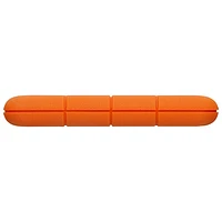 LaCie Rugged 2TB USB-C Portable External Hard Drive for PC/Mac (STFR2000800) - Orange