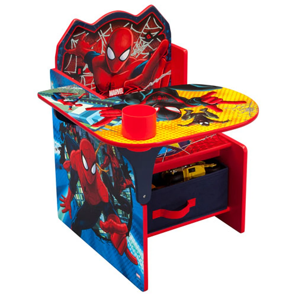 Pupitre Marvel Spider-Man avec bac de rangement