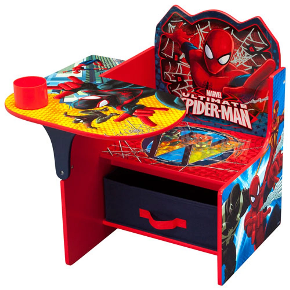 Pupitre Marvel Spider-Man avec bac de rangement