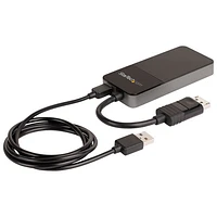 Concentrateur MST USB de StarTech pour trois moniteurs 4K (MST14DP123DP)