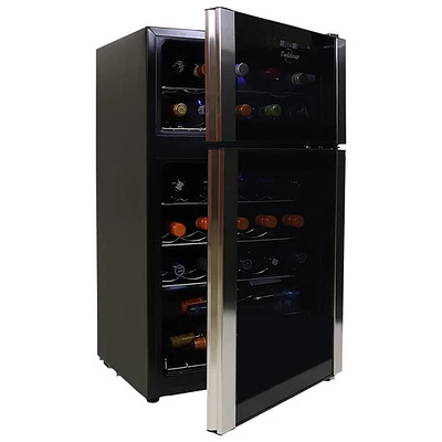 Réfrigérateur à vin autonome à deux zones pour 29 bouteilles de Koolatron