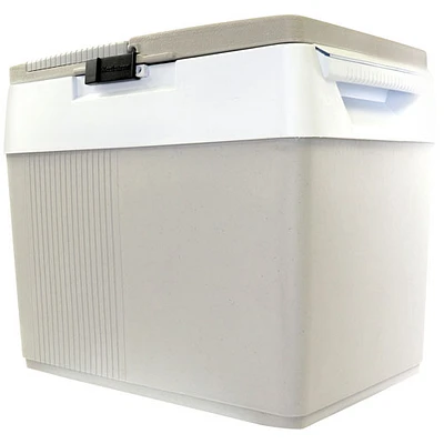 Glacière/Réchaud électrique 12 V 31 L (33 pte) à deux ouvertures de Koolatron - Gris