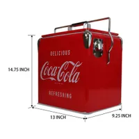 Glacière de Coca-Cola de 0,47 pi³ (CCVIC-13) - Rouge