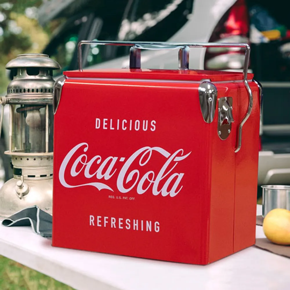 Glacière de Coca-Cola de 0,47 pi³ (CCVIC-13) - Rouge