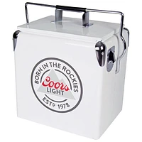 Coors Light 0.47 Cu. Ft. Ice Chest Cooler (CLVIC-13) - Grey