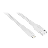 Insignia 3m (10 ft.) Braided Lightning to USB-A Cable - Moon Grey