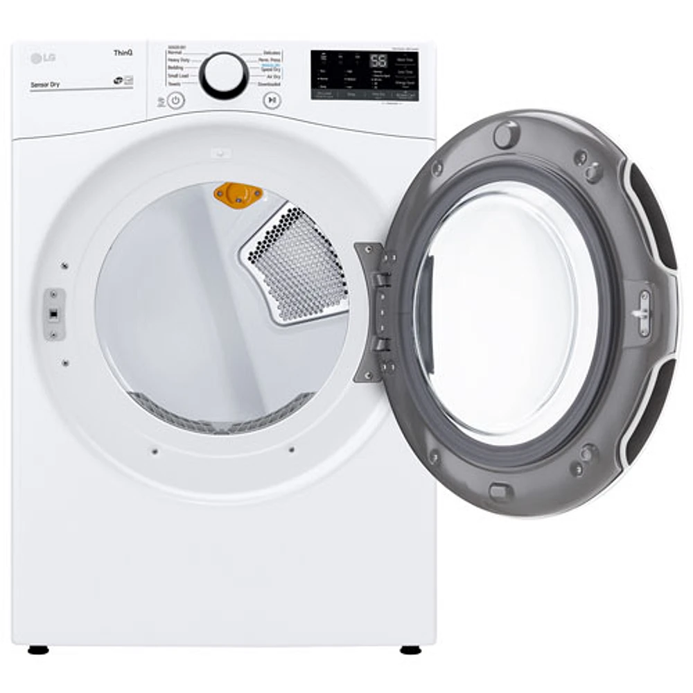 Sécheuse électrique de 7,4 pi³ de LG (DLE3600W) - Blanc