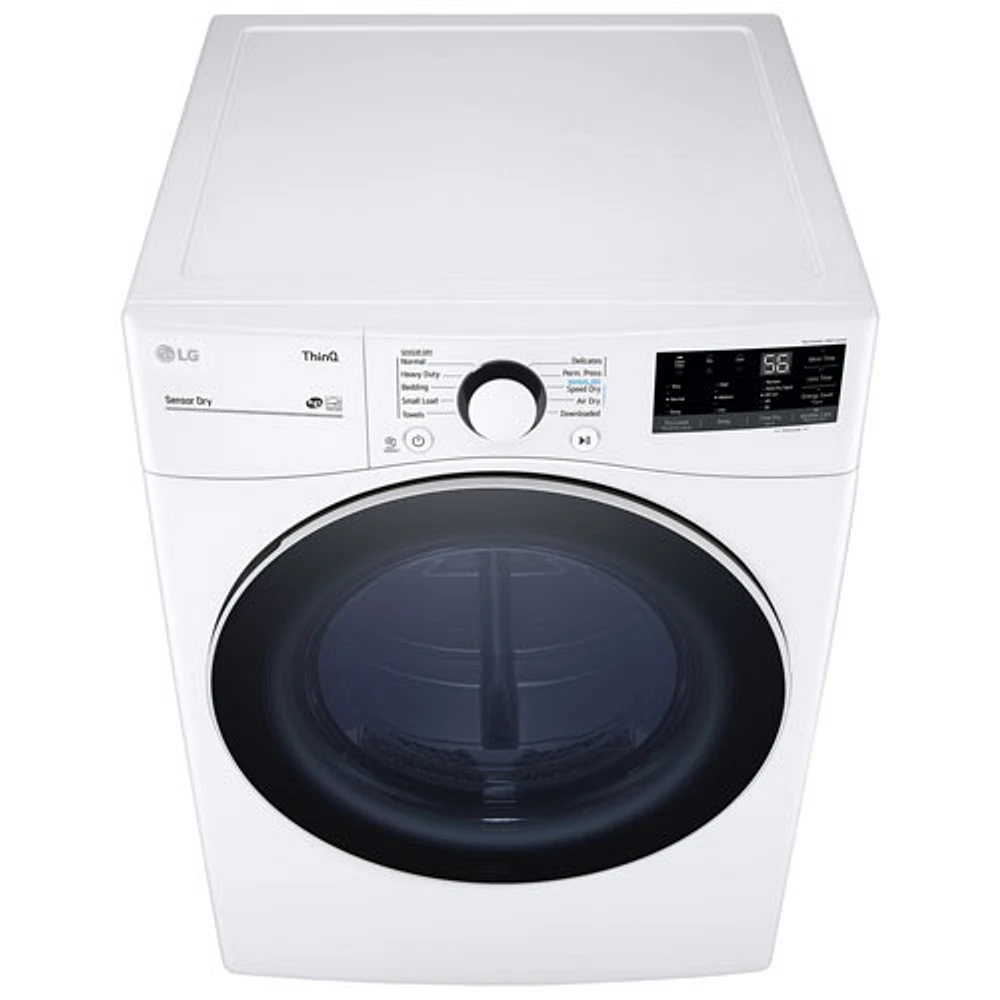 Sécheuse électrique de 7,4 pi³ de LG (DLE3600W) - Blanc