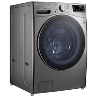 LG 5.2 Cu. Ft. Front Load Steam Washer (WM3850HVA) - Graphite Steel
