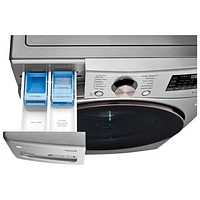 LG 5.2 Cu. Ft. Front Load Steam Washer (WM3850HVA) - Graphite Steel