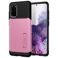Étui rigide ajusté Slim Armor de Spigen pour Galaxy S20+ (Plus) de Samsung - Vieux rose