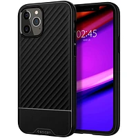 Étui rigide ajusté Core Armor de Spigen pour iPhone 12 Pro Max - Noir mat