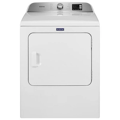 Sécheuse électrique de 7,0 pi³ de Maytag (YMED6200KW) - Blanc - Boîte ouverte - Parfait état