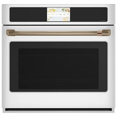 Café 30" 5 Cu. Ft. True Convection Electric Wall Oven (CTS90DP4NW2) - Matte White