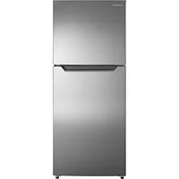 Insignia 24" 10.1 Cu. Ft. Top Freezer Refrigerator w/ Reversible Door (NS-RTM10SS2-C) - Stainless Steel