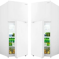 Insignia 24" 10.1 Cu. Ft. Top Freezer Refrigerator w/ Reversible Door (NS-RTM10WH2-C) - White
