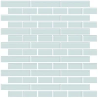 InHome Sea Glass Peel & Stick Backsplash Tiles - Blue