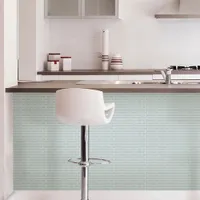 InHome Sea Glass Peel & Stick Backsplash Tiles - Blue