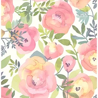 NuWallpaper Peachy Keen Pink Peel & Stick Wallpaper - Pink