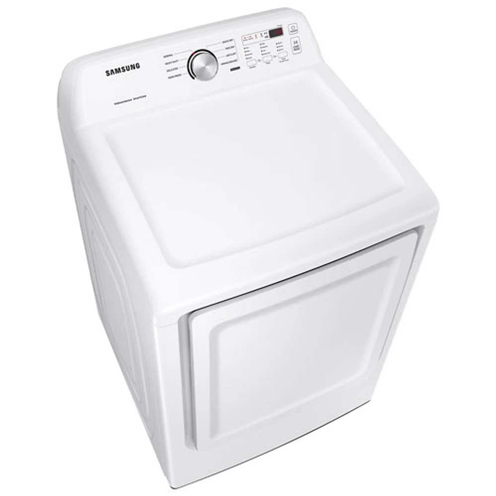 Sécheuse électrique de 7,2 pi³ de Samsung (DVE45T3200W) - Blanc