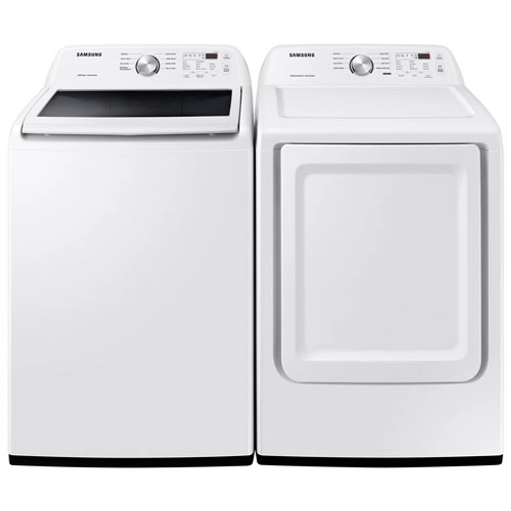 Sécheuse électrique de 7,2 pi³ de Samsung (DVE45T3200W) - Blanc