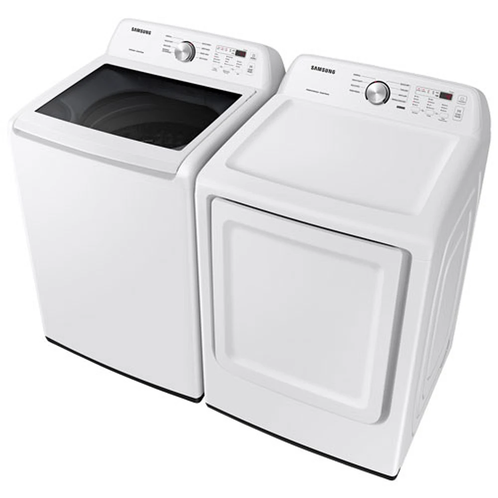 Sécheuse électrique de 7,2 pi³ de Samsung (DVE45T3200W) - Blanc