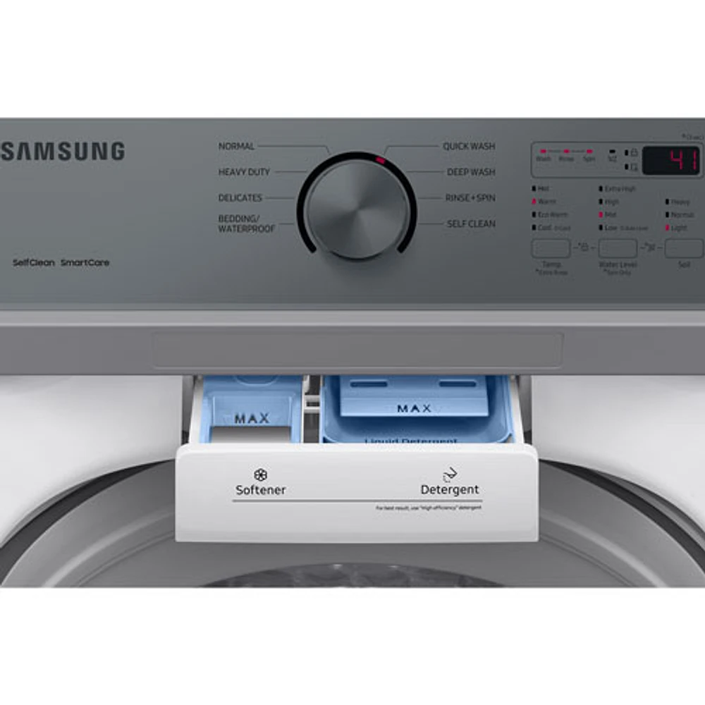 Laveuse à chargement par le haut de 5 pi³ de Samsung (WA44A3205AW) - Blanc